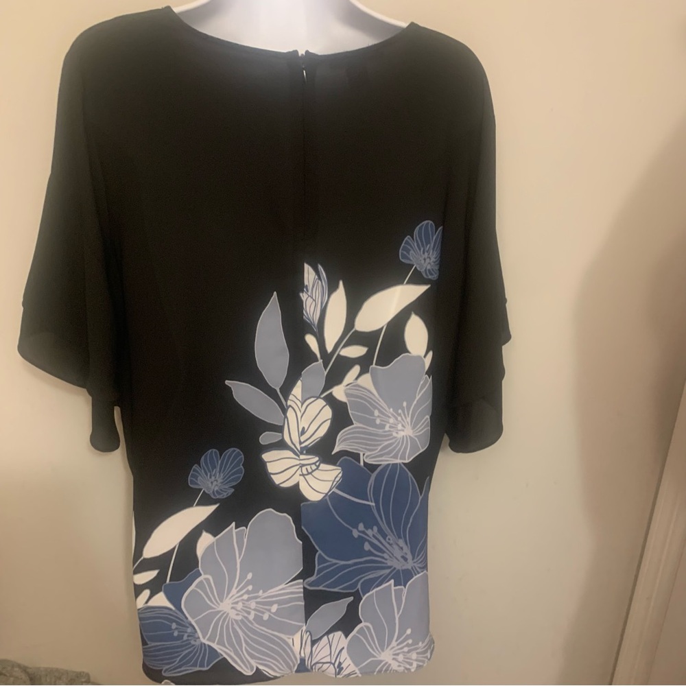 Alfani Short Sleeve Lightweight Top Sz Large - Picture 9 of 15